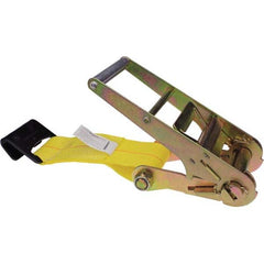 US Cargo Control - Slings & Tiedowns (Load-Rated) Type: Ratchet Tie Down Width (Inch): 4 - USA Tool & Supply