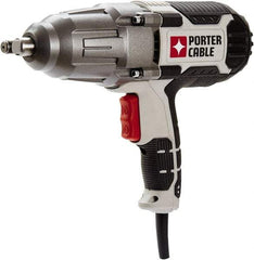 Porter-Cable - 1/2" Drive, 450 Ft/Lb Torque, Pistol Grip Handle, 2,600 RPM, Impact Wrench - 7 Amps, 12 Volts - USA Tool & Supply