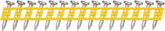 DeWALT - 13 Gauge 0.102" Shank Diam 3/4" Long Concrete Nails for Power Nailers - Steel, Zinc Finish, Smooth Shank, Angled Stick Plastic Collation, Round Head - USA Tool & Supply