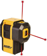 Johnson Level & Tool - 3 Beam 100' Max Range Self Leveling Dot Laser Level - Red Beam, 1/8" at 30' Accuracy - USA Tool & Supply