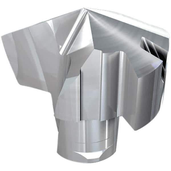 Iscar - Series ICN, 14.5mm Diam Grade IC08 Replaceable Drill Tip - Carbide, Uncoated, 14 Seat Size - USA Tool & Supply