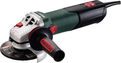 Metabo - 5" Wheel Diam, 11,000 RPM, Corded Angle & Disc Grinder - 5/8-11 Spindle, 13.5 Amps - USA Tool & Supply