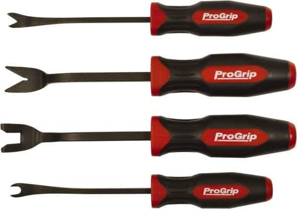 Mayhew - Black & Red Trim Tool - For Use with Door Panel & Molding Rivet Fasteners - USA Tool & Supply