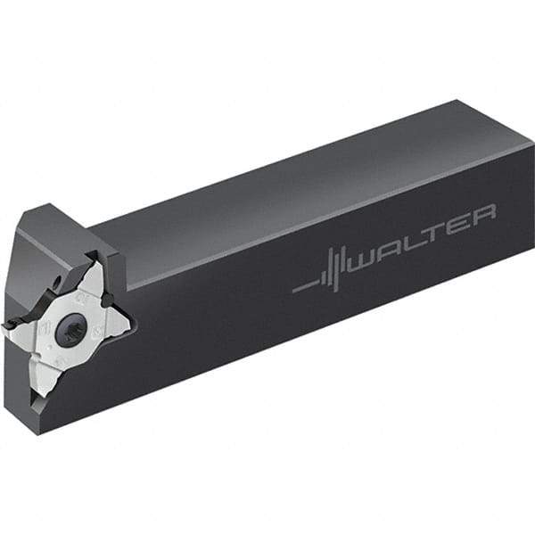 Walter - 6mm Max Depth of Cut, Indexable Grooving Tool Holder - 25.4mm Shank Height, 25.4mm Shank Width, 150mm OAL - USA Tool & Supply