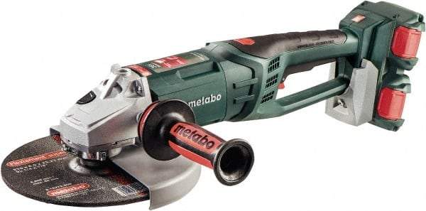 Metabo - 9" Wheel Diam, 6,600 RPM, Cordless Angle & Disc Grinder - 5/8-11 Spindle - USA Tool & Supply