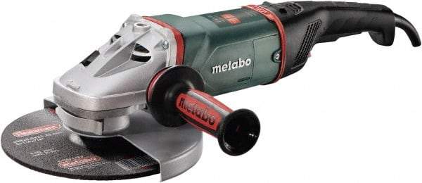 Metabo - 9" Wheel Diam, 6,600 RPM, Corded Angle & Disc Grinder - 5/8-11 Spindle, 15 Amps - USA Tool & Supply