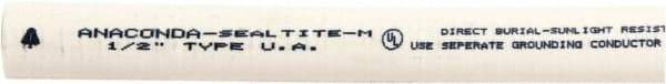 Anaconda Sealtite - 1/2" Trade Size, 1,000' Long, Flexible Liquidtight Conduit - Galvanized Steel & PVC, 12.7mm ID - USA Tool & Supply