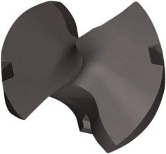 Kennametal - Series KTFS, 9.6mm Diam Grade KCP15A 143° Replaceable Drill Tip - Carbide, AlTiN Finish, I Seat Size - USA Tool & Supply