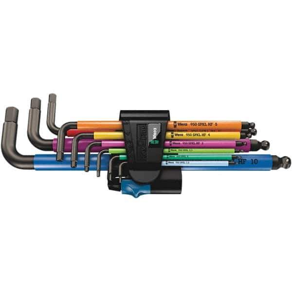 Wera - Hex Key Sets Tool Type: Hex Handle Type: L-Key Long Arm - USA Tool & Supply