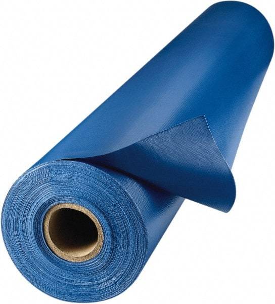 Steiner - 72" Wide Vinyl Laminated Polyester Welding Curtain - Blue - USA Tool & Supply