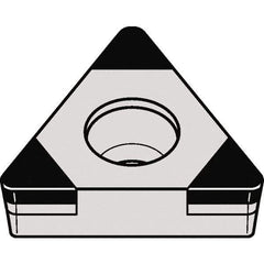Kennametal - TCGW21.52 MT Grade KBH10 CBN Turning Insert - 60° Triangle, 1/4" Inscr Circle, 3/32" Thick, 1/32" Corner Radius - USA Tool & Supply