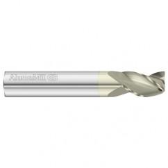 1/2 Dia. x 3 Overall Length 3-Flute Square End Solid Carbide SE End Mill-Round Shank-Center Cut-FC5 - USA Tool & Supply