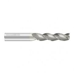5/8 Dia. x 5 Overall Length 3-Flute Square End Solid Carbide SE End Mill-Round Shank-Center Cut-FC5 - USA Tool & Supply