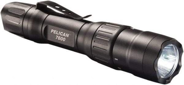 Pelican Products, Inc. - LED Bulb, 944 Lumens, Industrial/Tactical Flashlight - Black Aluminum Body, 1 3.7V Lithium-Ion Battery Included - USA Tool & Supply