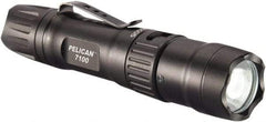 Pelican Products, Inc. - LED Bulb, 695 Lumens, Industrial/Tactical Flashlight - Black Aluminum Body, 1 3.7V Lithium-Ion Battery Included - USA Tool & Supply