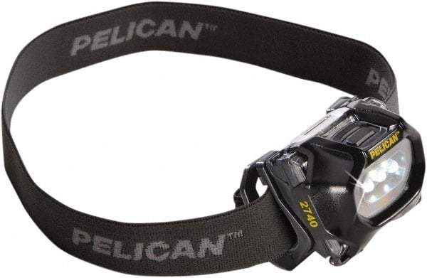 Pelican Products, Inc. - LED Bulb, 66 Lumens, Hands-free Flashlight - Black Polycarbonate Body, 3 AAA Alkaline Batteries Included - USA Tool & Supply