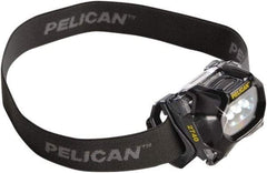 Pelican Products, Inc. - LED Bulb, 66 Lumens, Hands-free Flashlight - Black Polycarbonate Body, 3 AAA Alkaline Batteries Included - USA Tool & Supply