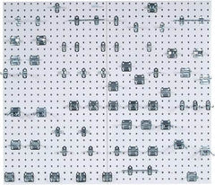 Triton - 24" Wide x 42-1/2" High Peg Board Kit - 2 Panels, 63 Hooks, Steel with Epoxy Coating, White - USA Tool & Supply
