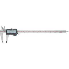 SPI - 0 to 300mm Range, 0.01mm Resolution, Electronic Caliper - Stainless Steel with 60mm Stainless Steel Jaws, 0.03mm Accuracy, Micro USB Output - USA Tool & Supply