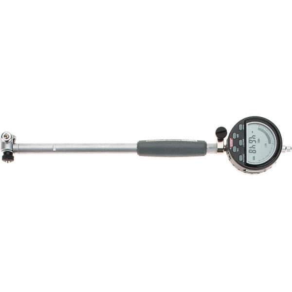 SPI - 35 to 50mm, 150mm Deep, Electronic Bore Gage - Up to 0.015mm Accuracy, 0.002mm Resolution, Data Output, Includes Indicator - USA Tool & Supply
