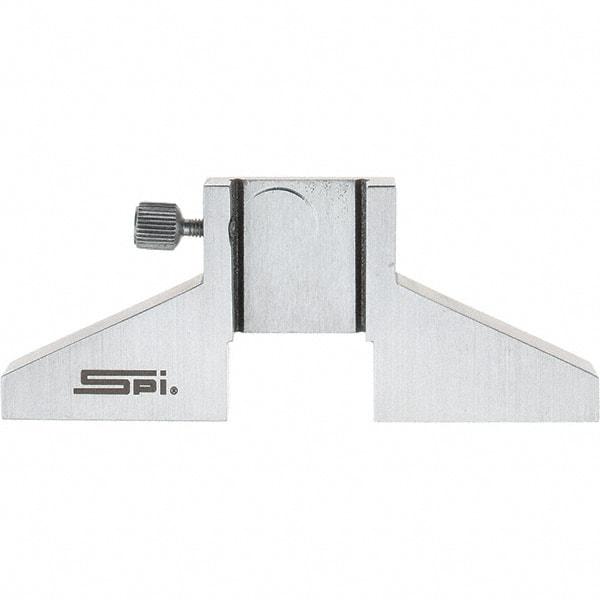 SPI - Bright Stainless Steel Caliper Base - 1 Piece, For Use with Calipers - USA Tool & Supply
