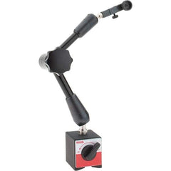 SPI - 60mm Long x 50mm Wide x 55mm High Magnetic Indicator Base - 80 Kg Magnetic Pull, 385mm Rod Length, Articulated Arm - USA Tool & Supply