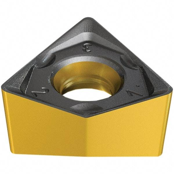 Iscar - H690 WNMU070516 PNTR Grade IC845 Carbide Milling Insert - AlTiN Finish, 5.8mm Thick, 11.5mm Inscribed Circle, 1.6mm Corner Radius - USA Tool & Supply