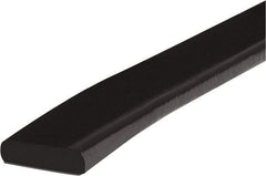 PRO-SAFE - 39" Long, Polyurethane Foam Type F Surface Guard - Black, 1" High x 2" Wide Side - USA Tool & Supply