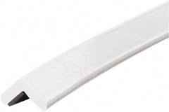 PRO-SAFE - 39" Long, Polyurethane Foam Type E Corner Guard - White, 1" High x 2" Wide Side - USA Tool & Supply