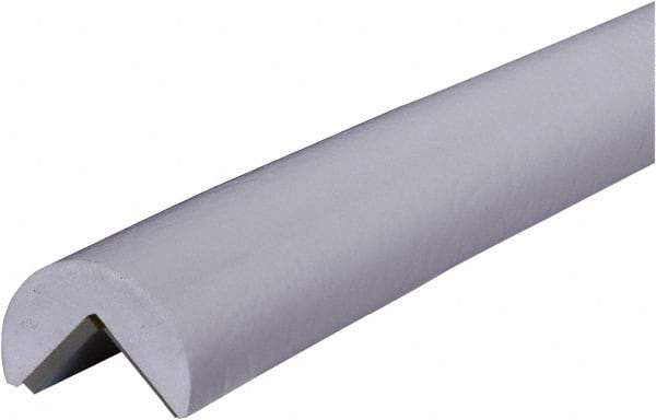 PRO-SAFE - 39" Long, Polyurethane Foam Type A Corner Guard - White, 1" High x 2" Wide Side - USA Tool & Supply