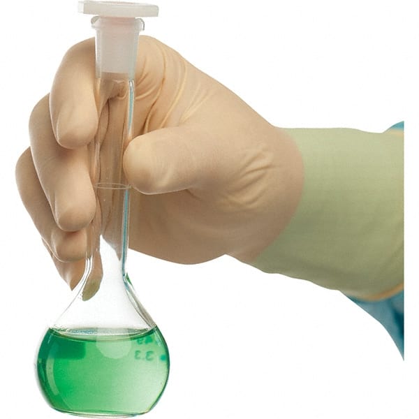 BioClean - Size 6, 6.69 mil, Cleanroom Grade, Powder Free Latex Disposable Gloves - USA Tool & Supply