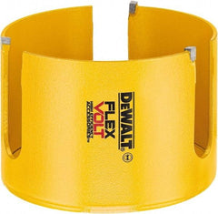 DeWALT - 4-1/4" Diam, 2" Cutting Depth, Hole Saw - Carbide-Tipped Saw, Toothed Edge - USA Tool & Supply