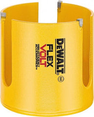 DeWALT - 2-9/16" Diam, 2" Cutting Depth, Hole Saw - Carbide-Tipped Saw, Toothed Edge - USA Tool & Supply