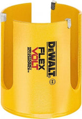 DeWALT - 2-1/8" Diam, 2" Cutting Depth, Hole Saw - Carbide-Tipped Saw, Toothed Edge - USA Tool & Supply