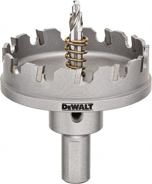 DeWALT - 2-7/8" Diam, 1/4" Cutting Depth, Hole Saw - Carbide-Tipped Saw, Toothed Edge - USA Tool & Supply