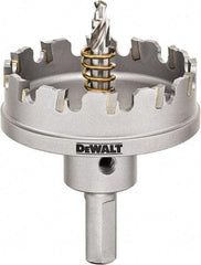 DeWALT - 2-1/4" Diam, 1/4" Cutting Depth, Hole Saw - Carbide-Tipped Saw, Toothed Edge - USA Tool & Supply