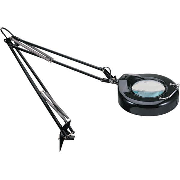 ALERA - Task Lights Fixture Type: Magnifying Color: Black - USA Tool & Supply