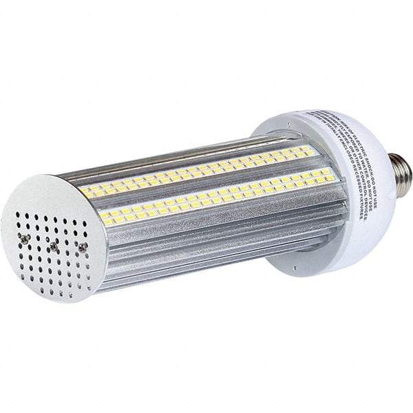 Eiko Global - 40 Watt LED Commercial/Industrial Medium Screw Lamp - 5,000°K Color Temp, 5,600 Lumens, Shatter Resistant, E26, 50,000 hr Avg Life - USA Tool & Supply