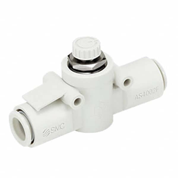 SMC PNEUMATICS - Speed & Flow Control Valves Valve Type: Flow Control Offset Inline Tube Outside Diameter (mm): 8 - USA Tool & Supply