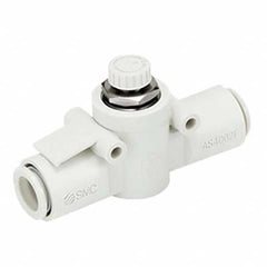 SMC PNEUMATICS - Speed & Flow Control Valves Valve Type: Flow Control Offset Inline Tube Outside Diameter (mm): 8 - USA Tool & Supply