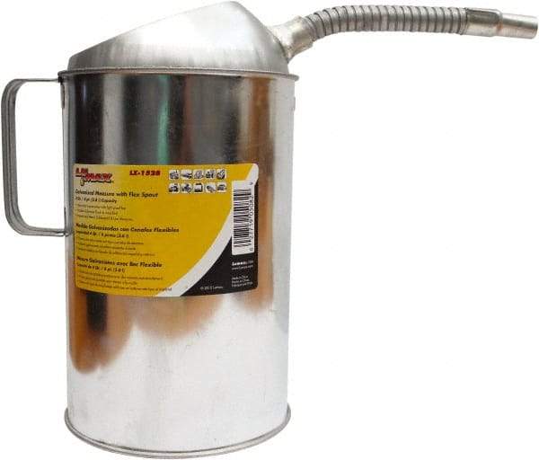 lumax - Flexible Spout, Measure Oiler - Steel Pump, Steel Body - USA Tool & Supply