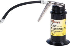 lumax - Flexible Spout, Pistol-Grip Oiler - Steel Pump, Steel Body - USA Tool & Supply