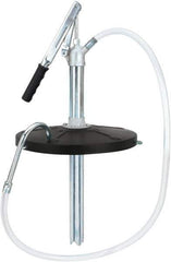 lumax - Oil & Fuel Lubrication Aluminum & Steel Lever Hand Pump - For 16 Gal Container - USA Tool & Supply