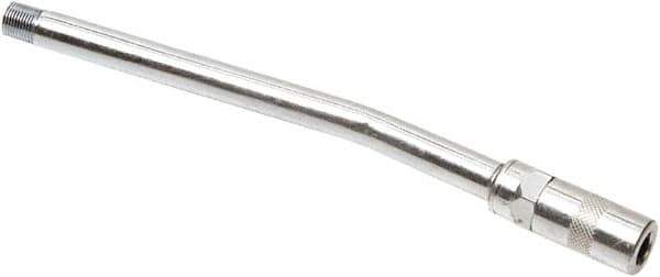 lumax - 7,500 Operating psi, 1/8 Thread, Fixed Grease Gun Rigid Extension with Coupler - NPT (M) Thread - USA Tool & Supply
