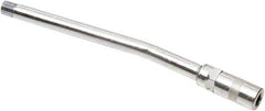 lumax - 7,500 Operating psi, 1/8 Thread, Fixed Grease Gun Rigid Extension with Coupler - NPT (M) Thread - USA Tool & Supply
