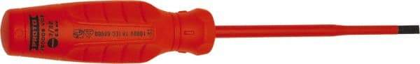 Proto - Insulated, Cabinet & Composite Slotted Screwdriver - Round Shank, Impact & Chemical Resistant Handle - USA Tool & Supply