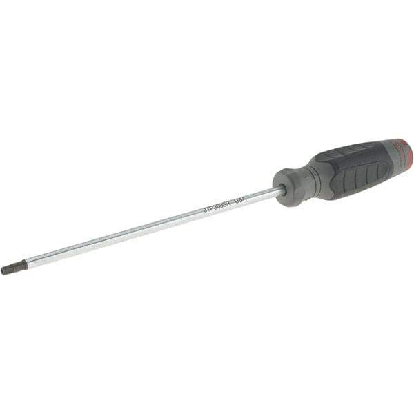 Proto - T30 Torx Driver - 8" Blade Length, 12-1/2" OAL, Standard Handle - USA Tool & Supply