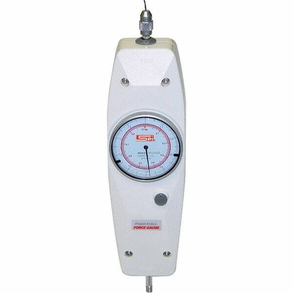 SPI - Mechanical Tension & Compression Force Gages Capacity (Lb.): 22.50 Capacity (kgf): 10.00 - USA Tool & Supply