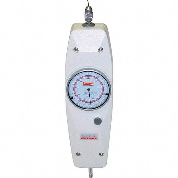 SPI - Mechanical Tension & Compression Force Gages Capacity (Lb.): 4.50 Capacity (kgf): 2.00 - USA Tool & Supply