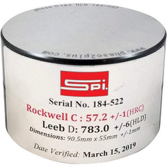 SPI - Hardness Calibration Test Blocks Type: Test Block Scale Type: Leeb D - USA Tool & Supply